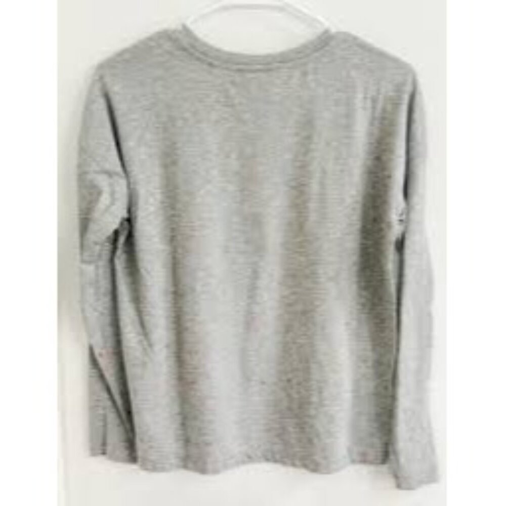 Anthropologie Rise & Shine Gray Star Print Long Sleeve Crewneck T-shirt - Picture 4 of 6